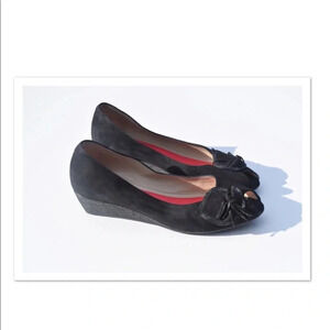 Pas Ole Rouge peep toe wedges